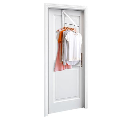 InstaHanger Collapsible Wall & Over Door Drying Rack (Bracket Included) - size: 1 Pack with Over the Door Bracket