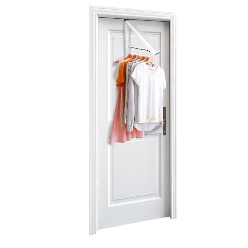 InstaHanger Collapsible Wall & Over Door Drying Rack (Bracket Included) - size: 1 Pack with Over the Door Bracket
