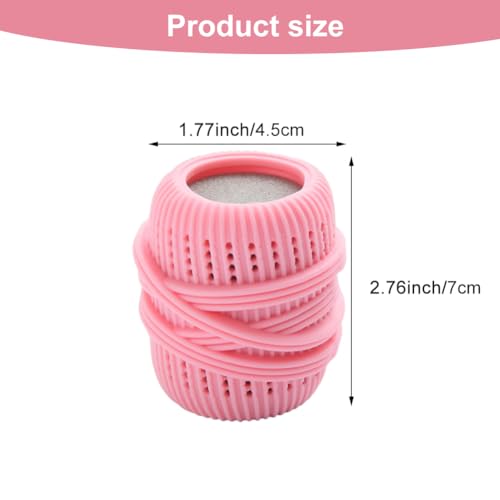 3Pcs Laundry Ball, Fabric Laundry Sponge Ball Softener Ball Dispenser for Washing Machine TPE plastic Sponge balls