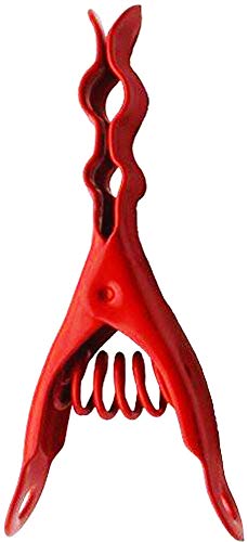 Extreme Clothespins | Chili Pepper Red Color | Solid 304 Stainless Steel - 20 Pack | Heavy Duty | Anti-Rust | Laundry Pins | Clothes Pins | Chip Clips | Lifetime Product | No Plastic | Made in Italy - color: Chili Pepper Red