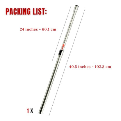 For Miele Vacuum Attachments Accessories 1-3/8'' Inner Diameter Compatible with Miele C1 C2 C3 Vacuum Cleaners -Household Cleaning Attachment Kit (Non-Electric Extension Wand) - style: Non-Electric Extension Wand