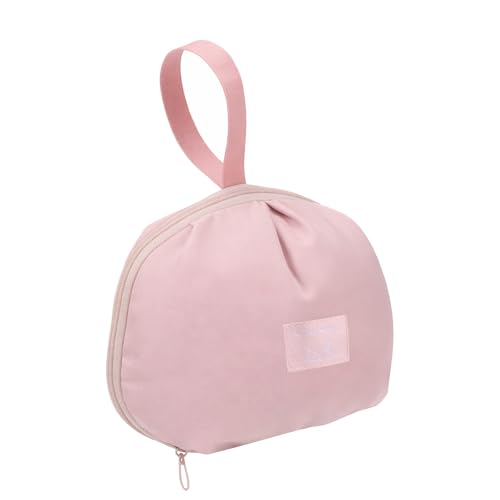 Travel Underwear Organizer Bag Portable Luggage Organizer for Travel Multi-Compartment Lingerie Storage for Clothes Bras and Accessories Ideal Suitcases - color: Pink