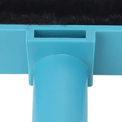 Ceiling Fan Cleaner, Reusable Ceiling Fan Blade Brush with 0.8 Foot Pole Washable Ceiling Fan C Leaning Brush Flexible Dusting Fan Vacuum Cleansing Tool for Home (Blue) - color: Blue