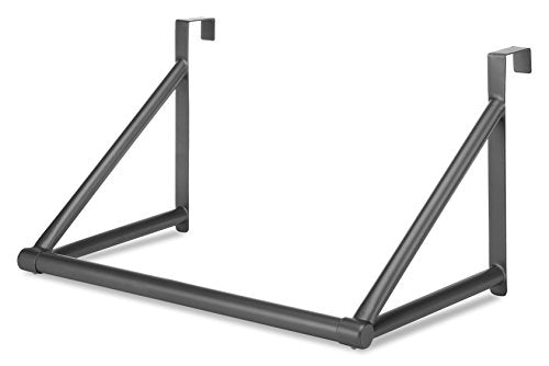 Whitmor Over The Door Hanger, Over The Door Clothes Hanging Rack, Black - color: Gunmetal