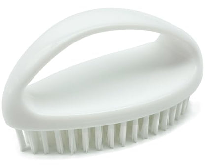 GKETN Small Scrub Brush with Stiff Nylon Bristles Heavy Duty Cleaning Brush - color: White