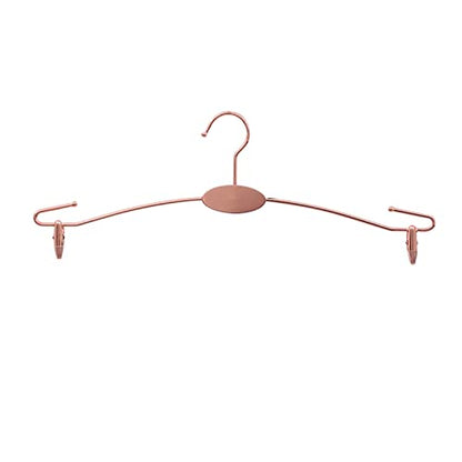Metal Underwear Bra Rack, Durable Pants Clothes Hangers with Clips,for Lingerie Shop Display, 10pcs (Rose Gold-B1) - color: Rose Gold-b1