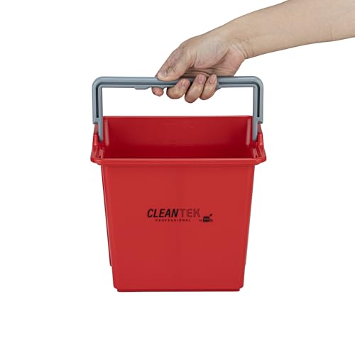 Restaurantware 6 qt Red Cleaning Bucket - color: Red, size: 6 Quarts