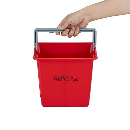 Restaurantware 6 qt Red Cleaning Bucket - color: Red, size: 6 Quarts