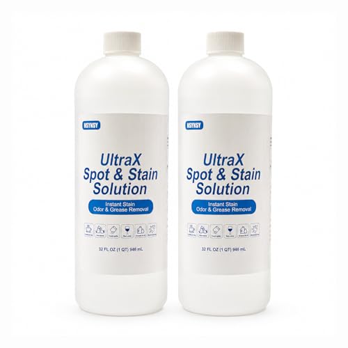 Spot & Stain Solution for Carpet & Upholstery Cleaning Machine, 2-Pack - color: Clear