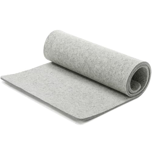 HunnmingRe 22" x 60" Wool Pressing Mat, Extra Large 100% New Zealand Wool Ironing Mat for Quilting Supplies, Sewing, Embroidery, 0.5 Thick Heat-Resistant Double Non-Slip Sided Ironing Pad - size: 22" X 60"