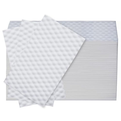 Convex Point Melamine Eraser Sheets, 50 Count