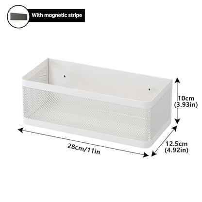 Magnetic Shelf for Washing Machine, White, L11in*W4.9in*H3.9in - color: White, size: L11in*W4.9in*H3.9in