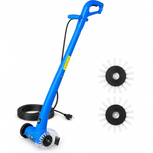 Electric Stand-Up Grout Cleaner | Compact Ceramic Tile Floor Scrubber Tool - style: Small Bundle