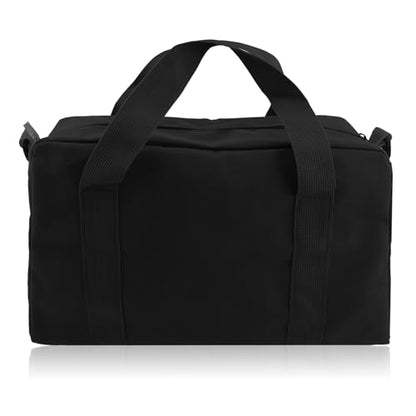 Small Tool Bag, Close Top Wide Mouth Tool Organizer Bag, Large Tool Bags - color: black, size: 12 Inch