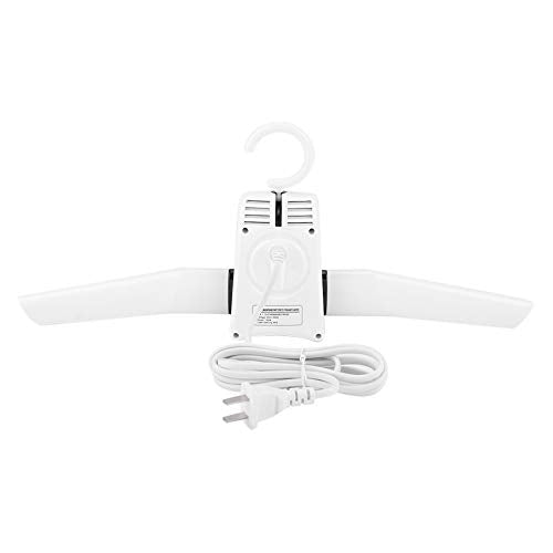 Fdit Portable Electric Clothes Dryer, Foldable Drying Hanger with Hot and Cold Modes, Timer, 150W, 110-240V, for Shoes, Underwear, Baby Clothes