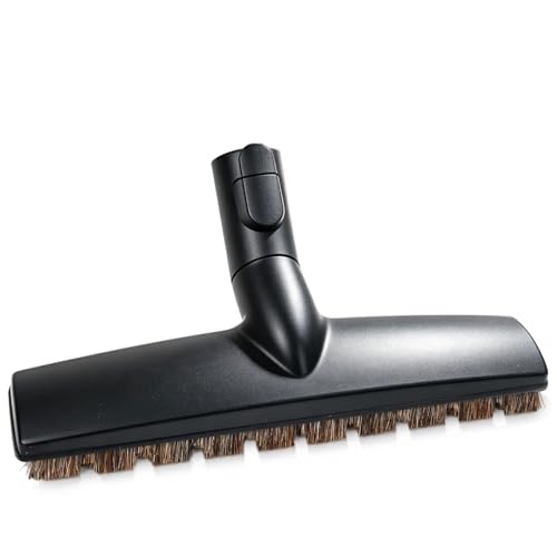 EZ SPARES Compatible with Miele C1 C2 C3 CX1,S1, L1,M1,Natural-Horsehair Floor Brush for Miele Vacuum Cleaners,12" Hard Floor Brush Replacement for SBB Parquet Twister,Classic