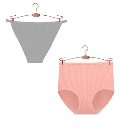 Metal Underwear Bra Rack, Durable Pants Clothes Hangers with Clips,for Lingerie Shop Display, 10pcs (Rose Gold-B2) - color: Rose Gold-b2