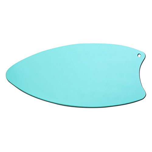 Bringsine Silicone Iron Rest Pad for Ironing Board Hot Resistant Mat(Teal) - color: Teal