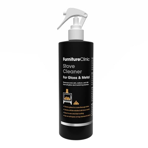 Furniture Clinic Stove Glass & Metal Cleaner, Removes Soot & Ash - style: Cleaner