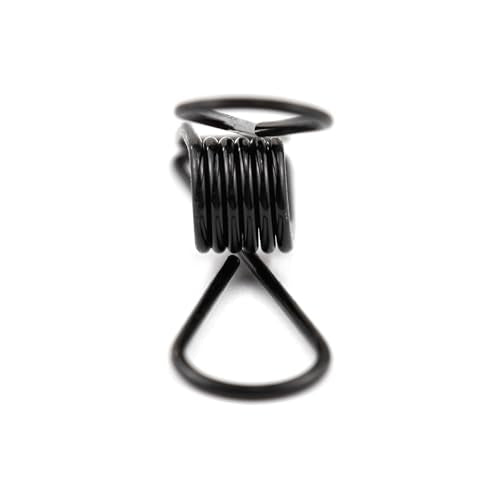 14 PCS Stainless Steel Large Black Clothes Pins, High Elasticity Strength Clothespins - Heavy Duty Multipurpose Metal Wire Chip Clips, 2.83 Inch for Laundry Home, Kitchen, Outdoor, Office - size: 2.83 Inch (7.2x1.8cm)-Black-14 PCS