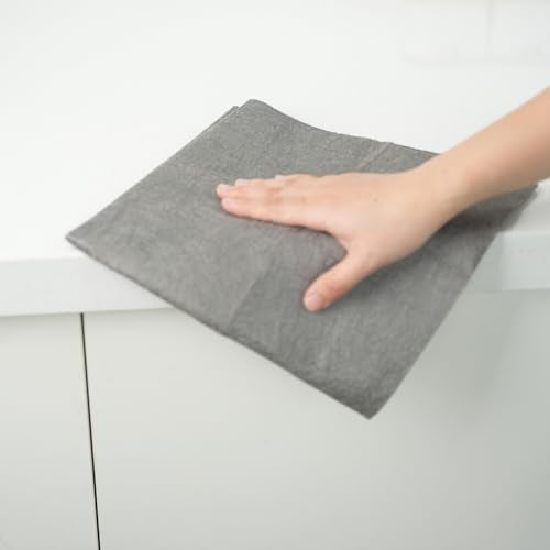 6 Pack Thickened Magic Cleaning Cloths, 30x30cm Reusable Microfiber Cleaning Rags, Lint-Free Streak-Free Cloth for Windows, Glass, Mirrors, Kitchen, Car - color: Grey(6pack), style: Magic Cloth
