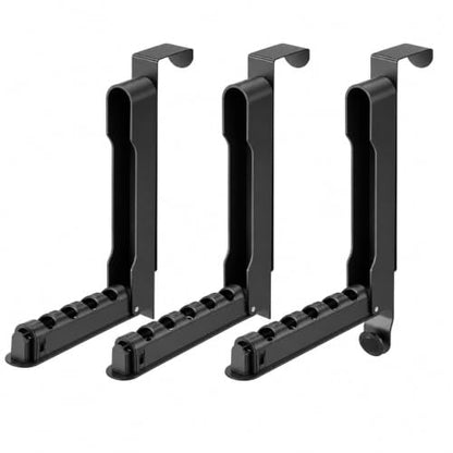3 Pack Foldable Over Door Hanger Racks with 11 Hanging Slots