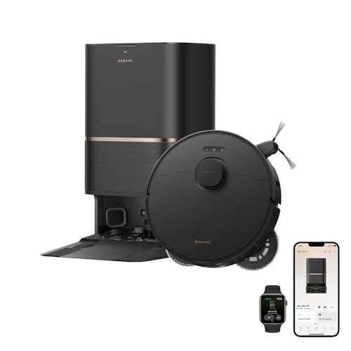 dreame L60 Ultra FE Robot Vacuum and Mop, 212°F (100°C) Mop Self-Cleaning - color: Black, size: L60 Ultra FE