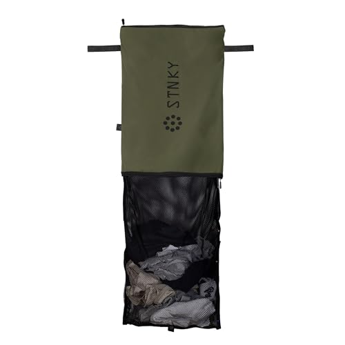 STNKY Bag Pro - Laundry Bags With Zips, Handles and Internal Mesh Bag for Travel, Yoga, Healthcare, Gym Kit, Laundry (XL, Forest Green) - color: Forest Green, size: X-Large
