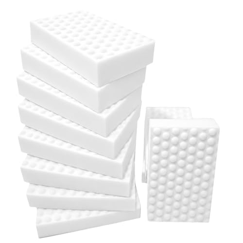 20 Pack Magic Cleaning Sponge Erasers 2X Density Melamine Foam Sponges Bulk - color: White- 20pcs Sponge Eraser