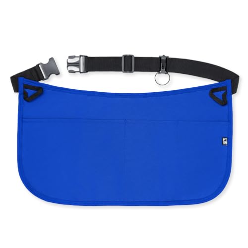 3-Pocket Waterproof Professional Cleaning Apron. Made for Pro Cleaners. Like a Cleaning Caddy Around Your Waist - color: Royal Blue, size: Standard