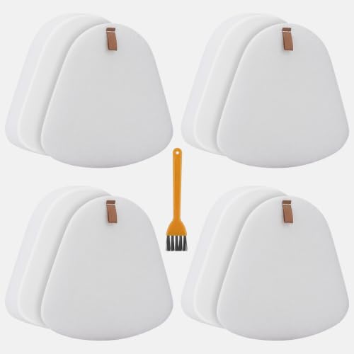4 Pack Foam and Felt Filters for Shark Vacuum Navigator Lift Away Filter Replacement ZU503AMZ NV350 NV351 NV352 NV355 NV356E NV360 NV370 NV391 UV440,UV490 UV500 UV540 UV550 CU500 XFF350 XHF350 - color: For Nv350 etc - 4 Foam & 4 Faux Felt Filters