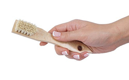 KONEX Laundry Brush - European Economy Laundry Brush for Stains on Clothes, Incredible Stain Remover with Sturdy Bristles, Convenient Handheld Design for Effortless Cleaning - color: White