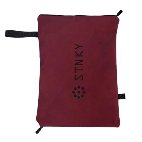 STNKY Bag Pro - Laundry Bag - Wash Bag for Health Workers, Sports, Fitness & Travel (Standard, Burgundy) - color: Burgundy, size: Standard