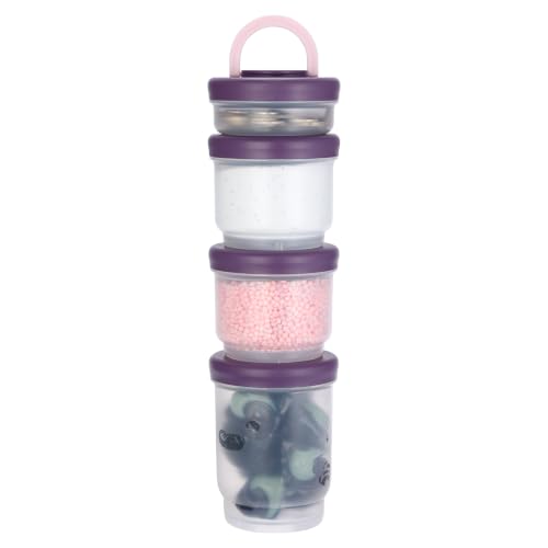 Portable Laundry Detergent Dispenser with Handle, 4 in 1, Purple - color: Purple, size: 160+420+420+600ml