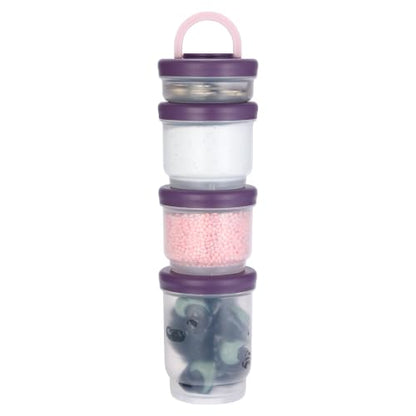 Portable Laundry Detergent Dispenser with Handle, 4 in 1, Purple - color: Purple, size: 160+420+420+600ml