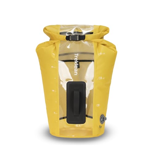 Wash Bag Travel Washing Machine,Portable Manual Mini Washing Machine for Apartamentos Camping Travel Hand Wash Laundry(Lemon Yellow)