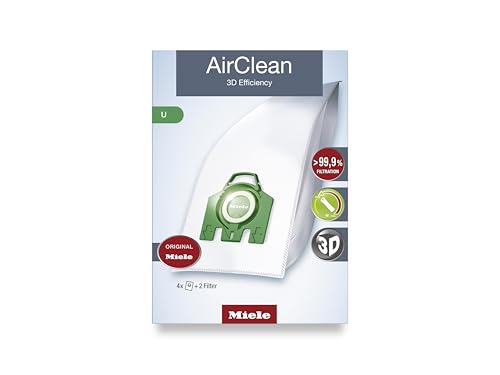 Miele U Vacuum Cleaner Bags for Miele Bagged Upright Vacuums
