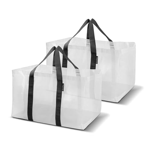 CleverMade Storage Basket - 76L - Transparent (2PK) - color: Transparent, size: 76l - 2 Pack