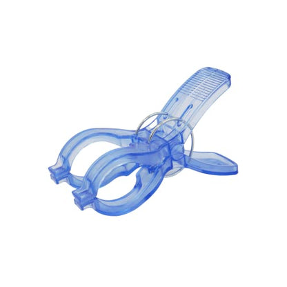 Towa Sangyo CLR WC2-01 Double Spring Wide Rod Pinch, 4P, Blue, Width 2.4 x Depth 1.6 x Height 3.9 inches (6 x 4 x 9.8 cm) - style: Double Spring Wide Rod Pinch