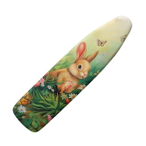 Butterfly Ironing Board Cover Rabbit Iron Board Cover Replacement Polyester Fabric Ironing Board Table Top Ironing Board Protective Cover - color: Butterfly Rabbit