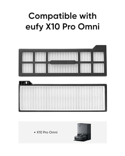 eufy Replacement Washable Filter*2, for X10 Pro Omni
