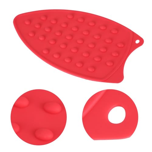 10.6x5.5 Inch Silicone Ironing Mat for Hot Iron Reusable Foldable Heat Resistancs Non-Slip Pad Food Grade Silicone Rest Pad for Table Protection