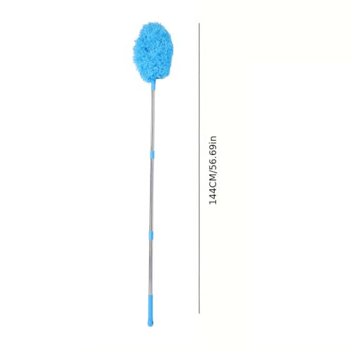 Ceiling Fan Cleaner Reusable Polyester Fiber Effective Removable with Extension Poles Ceiling Fan Duster for Household Appliances Bookshelves