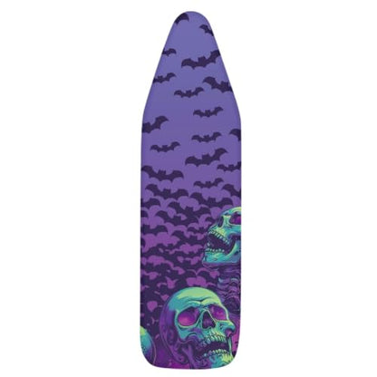 Bat and Skull Pumpkin Iron Board Cover Ironing Board Protector - color: Bat and Skull