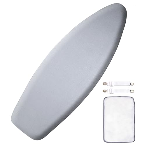 SheeChung Ironing Board Cover and Pad 18"x49",Extra Wide Ironing Board - color: Gray, size: 49"L x 18"W