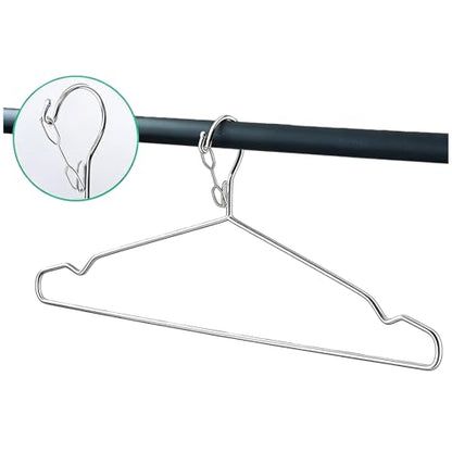 4mm Lockable Coat Hangers Heavy Duty Windproof Clothes Hangers