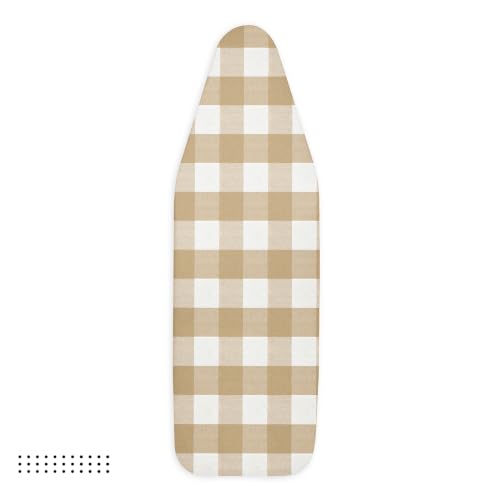 Encasa XO Ironing Board Cover and Pad, Thick Felt 54"x15" - color: Buffalo Beige, size: Large