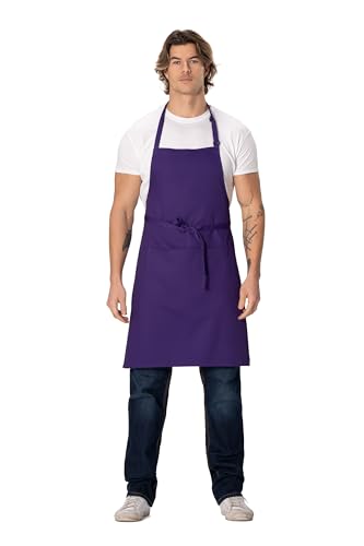 Chef Works Unisex Butcher Apron - color: Purple