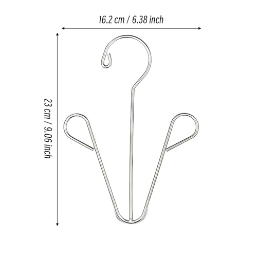 Stainless Steel Shoe Drying Rack 4 Pack, Shoe Hanger(Silver B) - color: Silver B