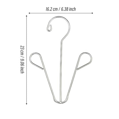 Stainless Steel Shoe Drying Rack 4 Pack, Shoe Hanger(Silver B) - color: Silver B